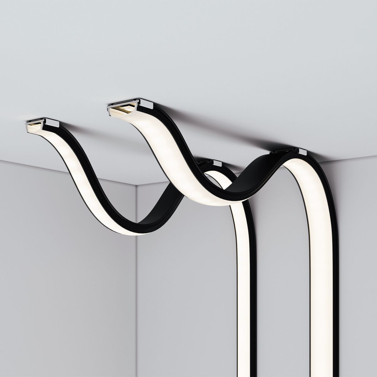 Профиль Arlight ARH-BENT-W18-3000 ANOD BLACK (Алюминий) 056205 в Санкт-Петербурге
