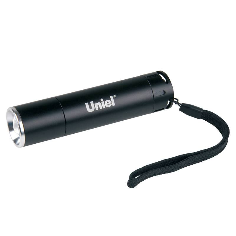 Ручной светодиодный фонарь Uniel (06645) от батареек 60 лм S-LD029-C Black в Санкт-Петербурге