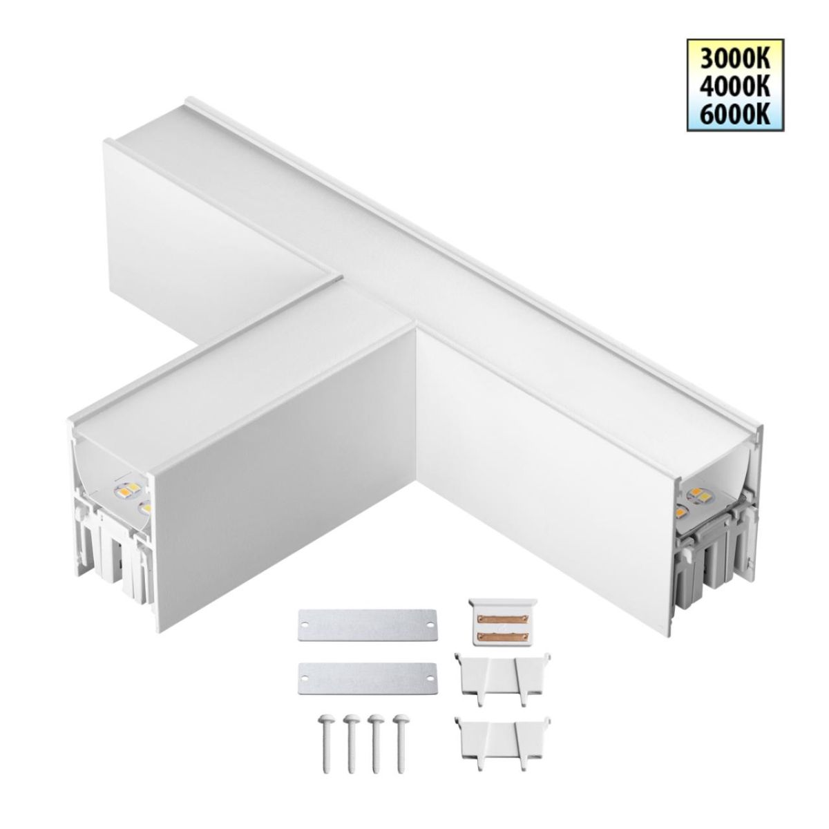 Светильник соединитель «Т» с переключателем цветовой темперетуры Novotech Over Fatto 359610 в Санкт-Петербурге