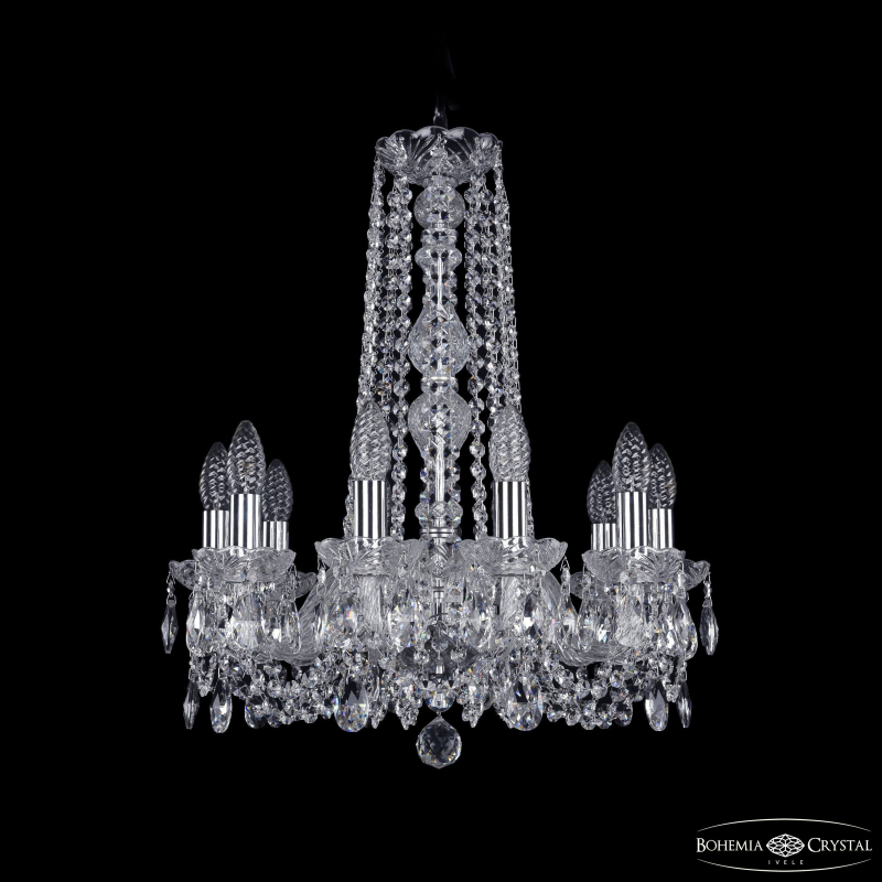 Подвесная люстра Bohemia Ivele Crystal 1402/10/160/h-59 Ni в Санкт-Петербурге