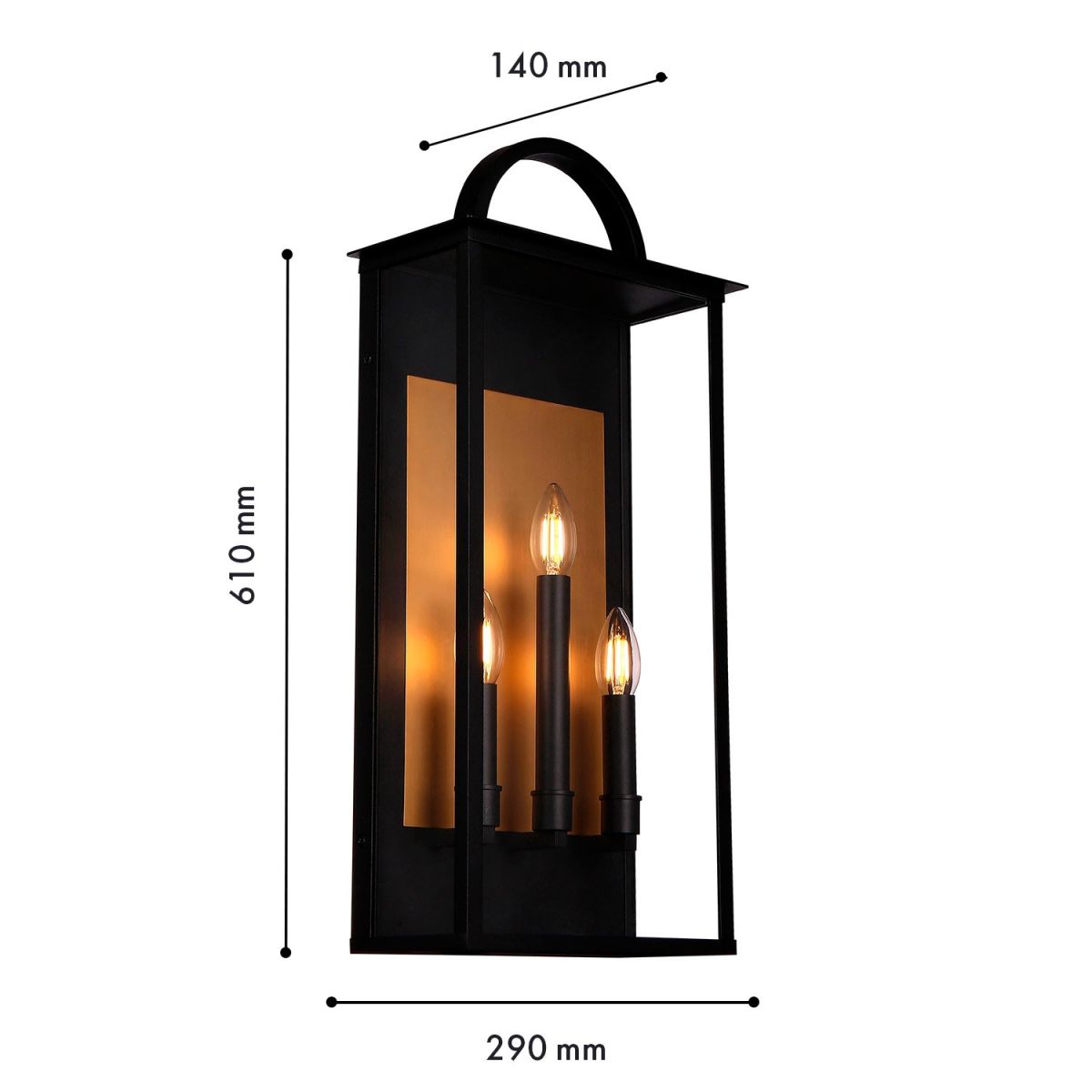 Уличный настенный светильник  Favourite Lume 4299-3W в Санкт-Петербурге