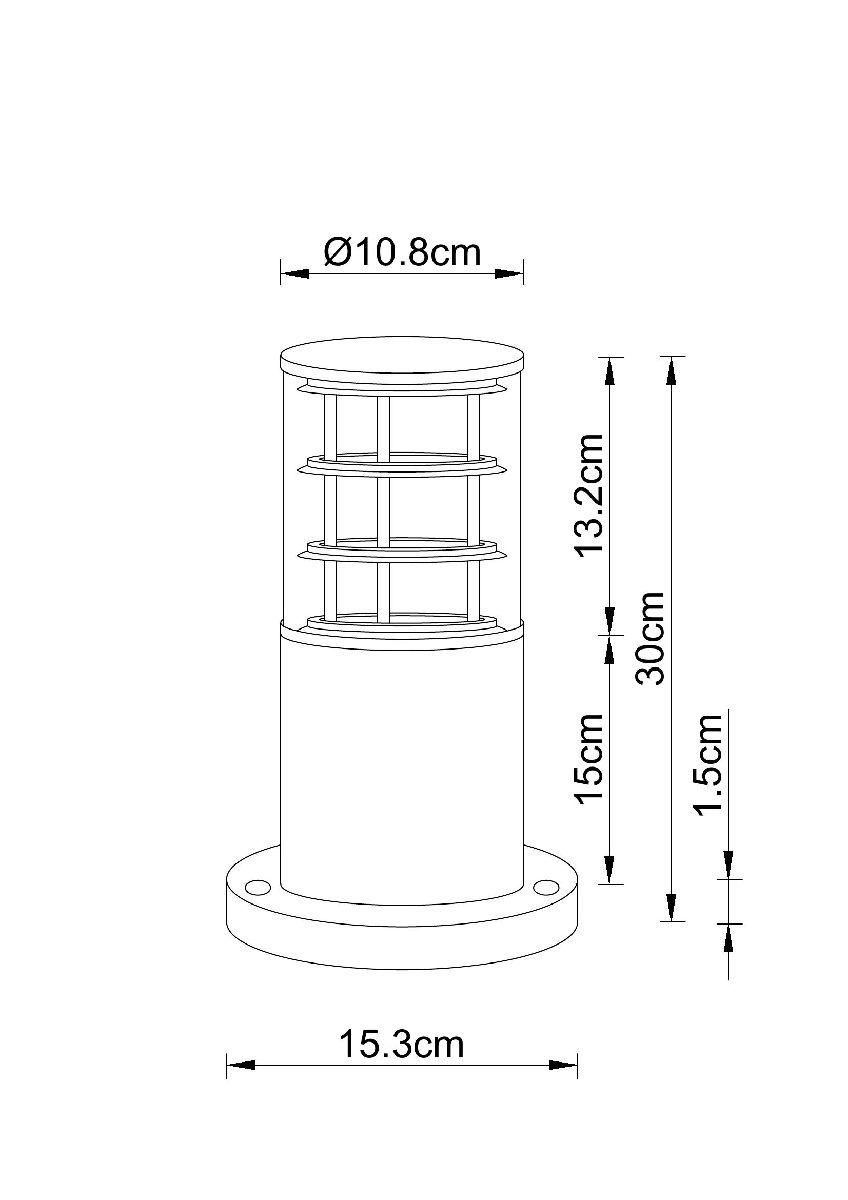 Ландшафтный светильник Arte Lamp Tokyo A5315FN-1BK в Санкт-Петербурге