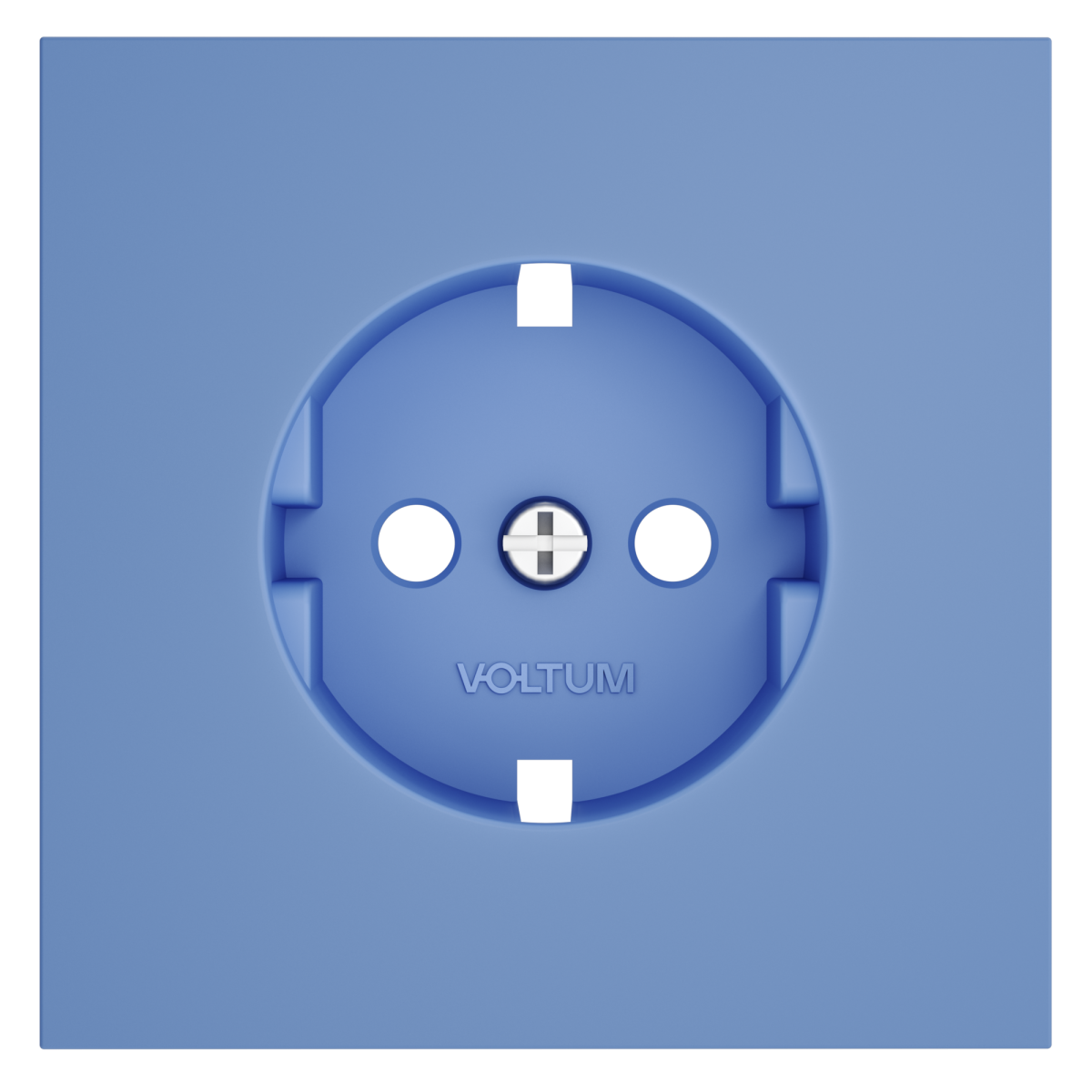 Накладка для розетки с заземлением Voltum S70 (деним) VLS000615 в #REGION_NAME_DECLINE_PP#