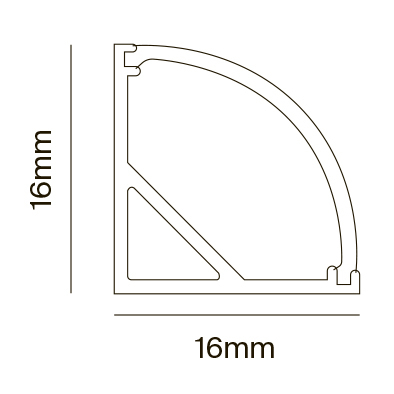 Алюминиевый профиль Maytoni Technical ALM008S-2M в #REGION_NAME_DECLINE_PP#