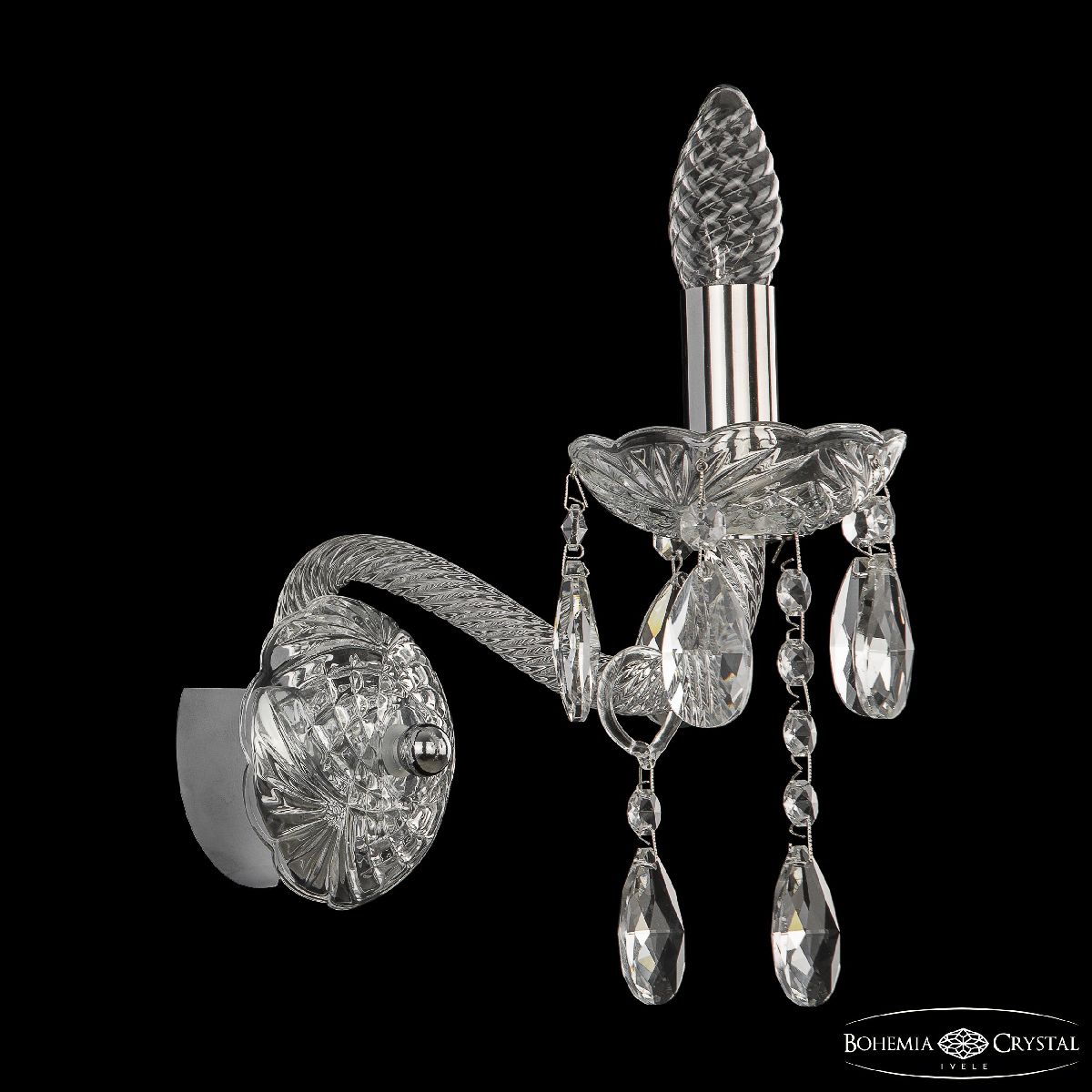 Бра Bohemia Ivele Crystal 107B/1/165 Ni в Санкт-Петербурге