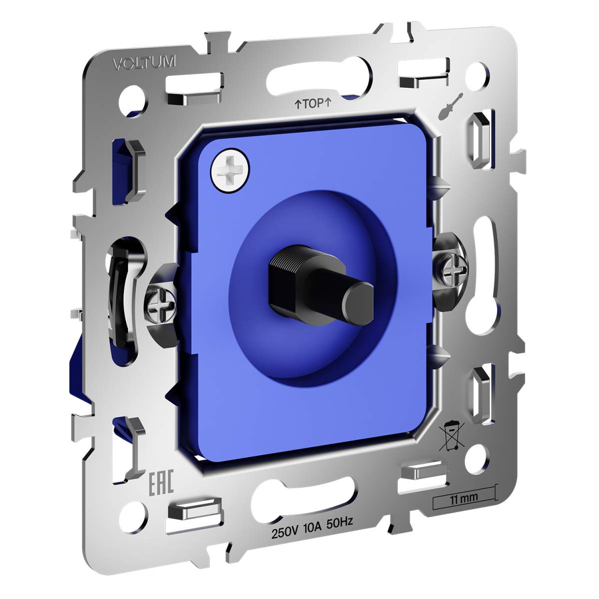 Механизм светорегулятора поворотно-нажимного 600 Вт Voltum S70 VLS0703M в #REGION_NAME_DECLINE_PP#