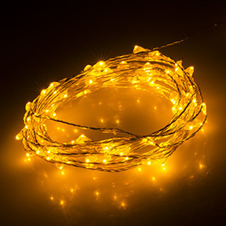 Уличная светодиодная гирлянда Arlight нить Роса 12V желтый WR-5000-1608-100LED Yellow 030214 в Санкт-Петербурге