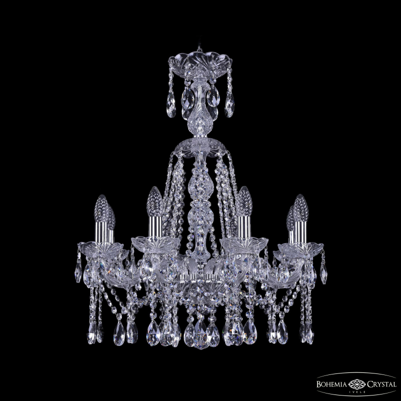 Подвесная люстра Bohemia Ivele Crystal 1413/8/200/XL-66 Ni в Санкт-Петербурге
