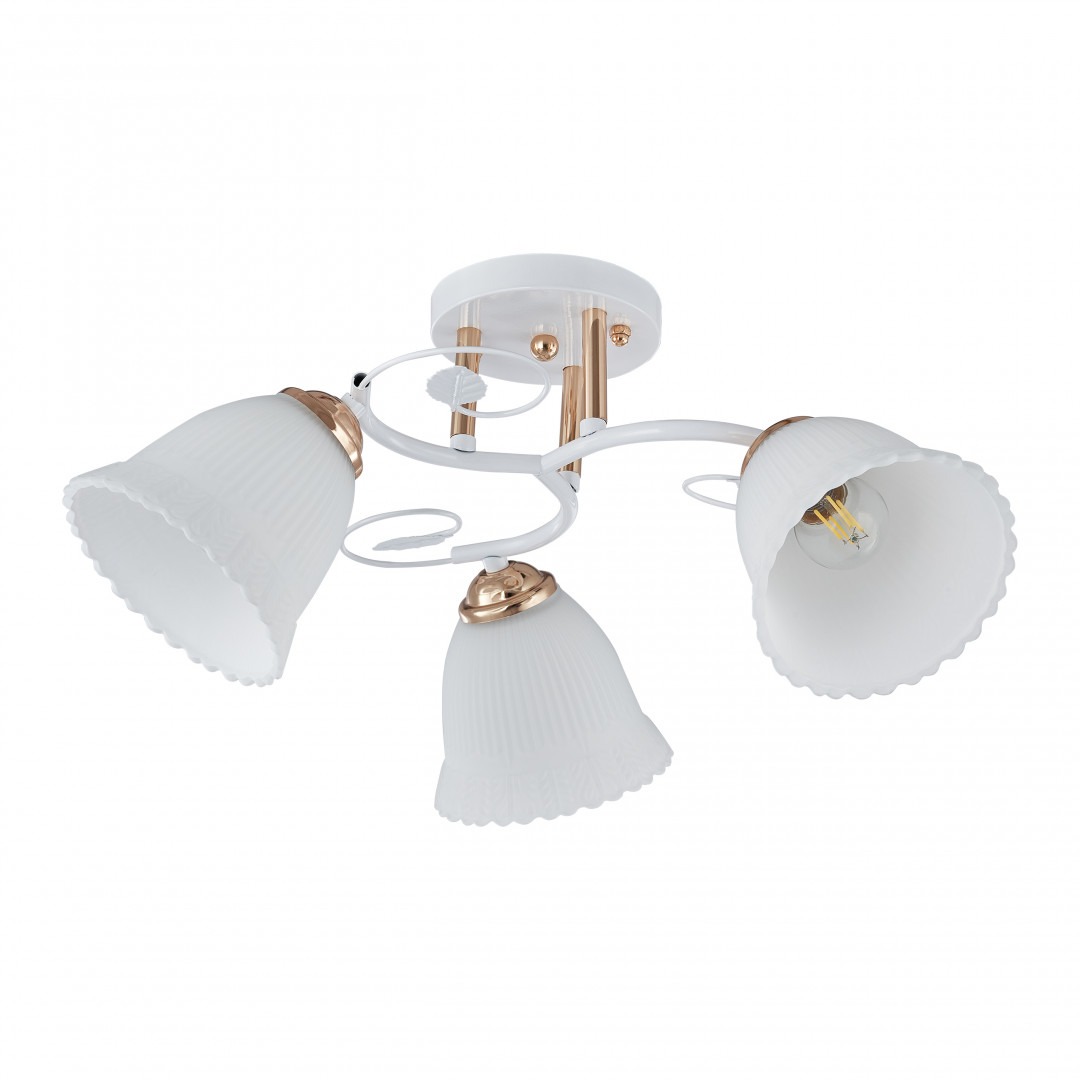 Потолочная люстра Arte Milano Amalfi 325395/3A WH+FG в Санкт-Петербурге