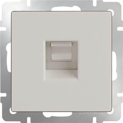Розетка Werkel Ethernet RJ-45 слоновая кость WL03-RJ-45-ivory 4690389046261 в Санкт-Петербурге