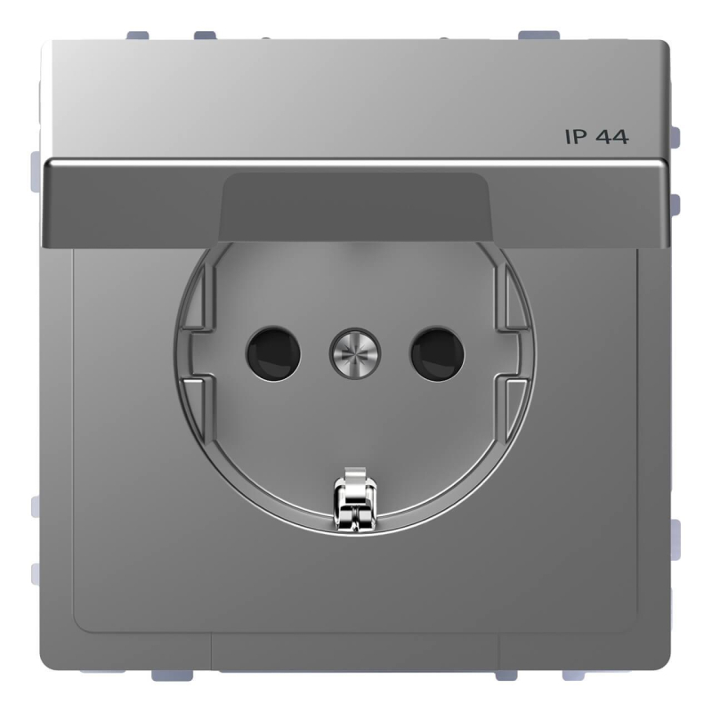 Розетка Schneider Electric Merten D-Life 16A с/з и крышкой MTN2314-6036 в Санкт-Петербурге