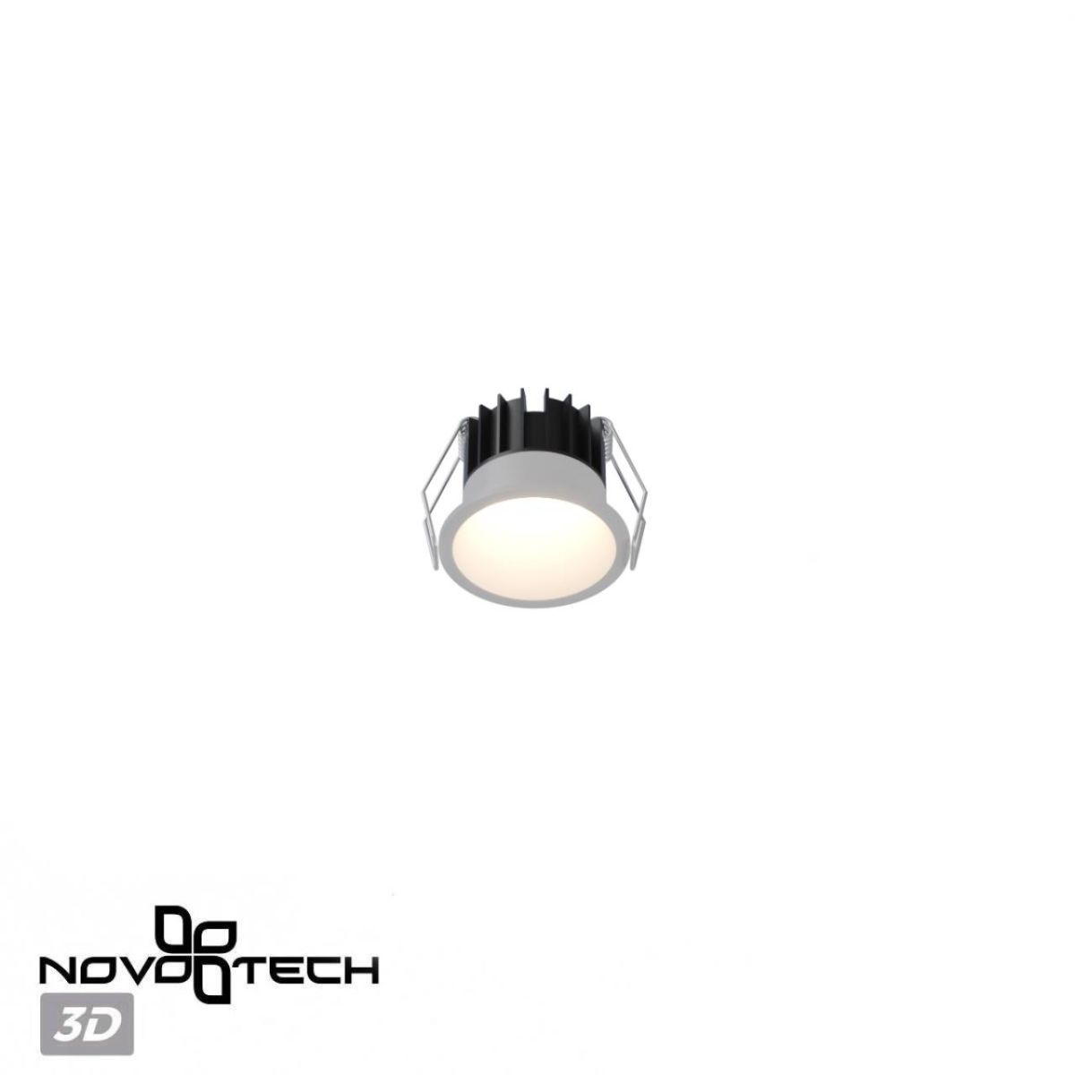 Встраиваемый светильник с переключателем цв. температуры Novotech Wir Brillo 359861 в Санкт-Петербурге