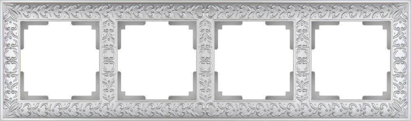 Рамка Werkel Antik на 4 поста жемчужный WL07-Frame-04 4690389063527 в #REGION_NAME_DECLINE_PP#