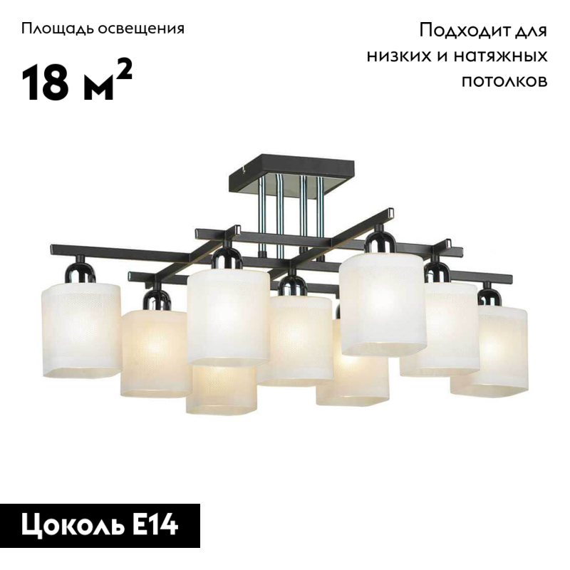 Потолочная люстра Lussole Costanzo LSL-9007-09 в Санкт-Петербурге