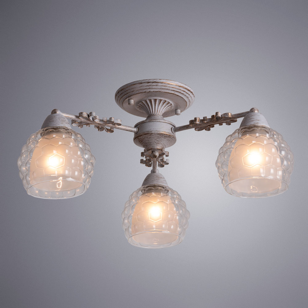 Потолочная люстра Arte Lamp Malina A7695PL-3WG в Санкт-Петербурге