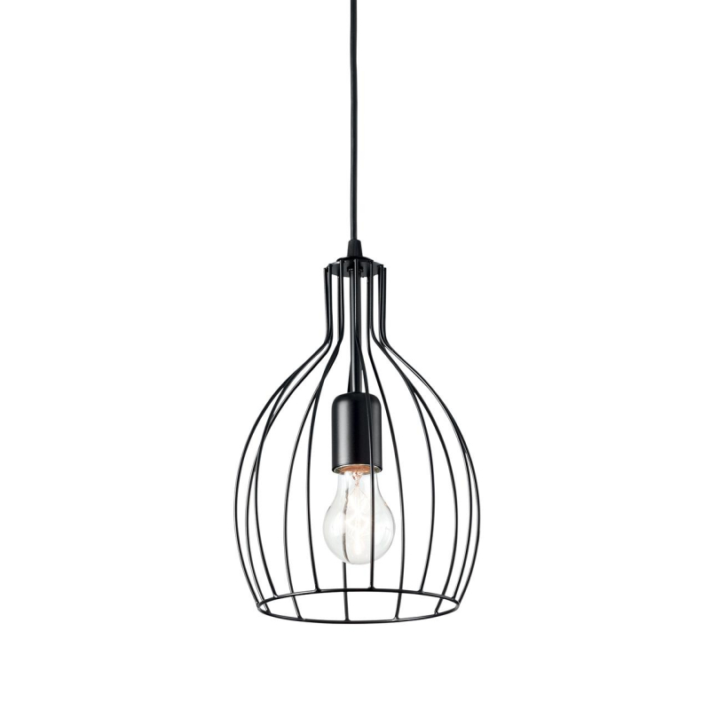 Подвесной светильник Ideal Lux Ampolla-2 SP1 Nero 148151 в Санкт-Петербурге