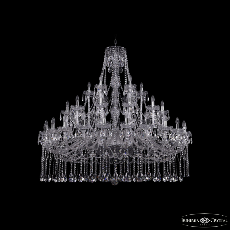 Подвесная люстра Bohemia Ivele Crystal 1413/24+12+6/530 Ni в Санкт-Петербурге