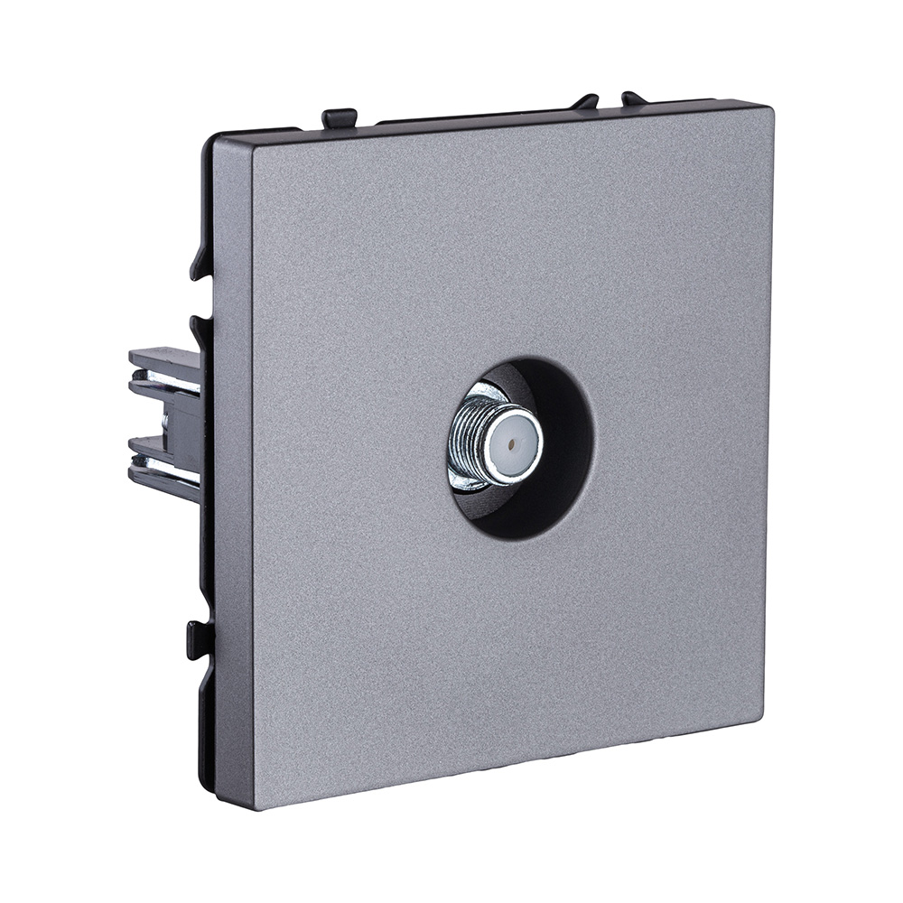 Розетка TV, серый Kollinger Eclipse EC-020GY в #REGION_NAME_DECLINE_PP#