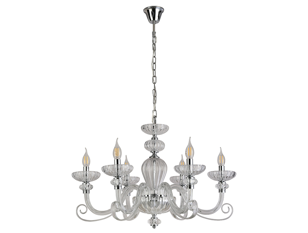 Подвесные люстры Newport 8626/C chrome clear М0071525 в #REGION_NAME_DECLINE_PP#