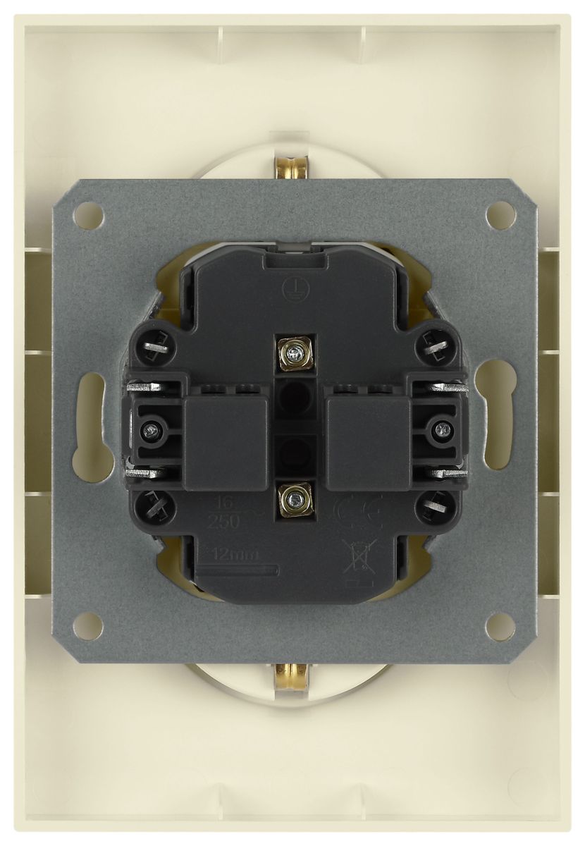 Розетка Эра Arktik 16-2107-02 без заземления двойная 2X2P 16А-250В слоновая кость Б0071682 в #REGION_NAME_DECLINE_PP#