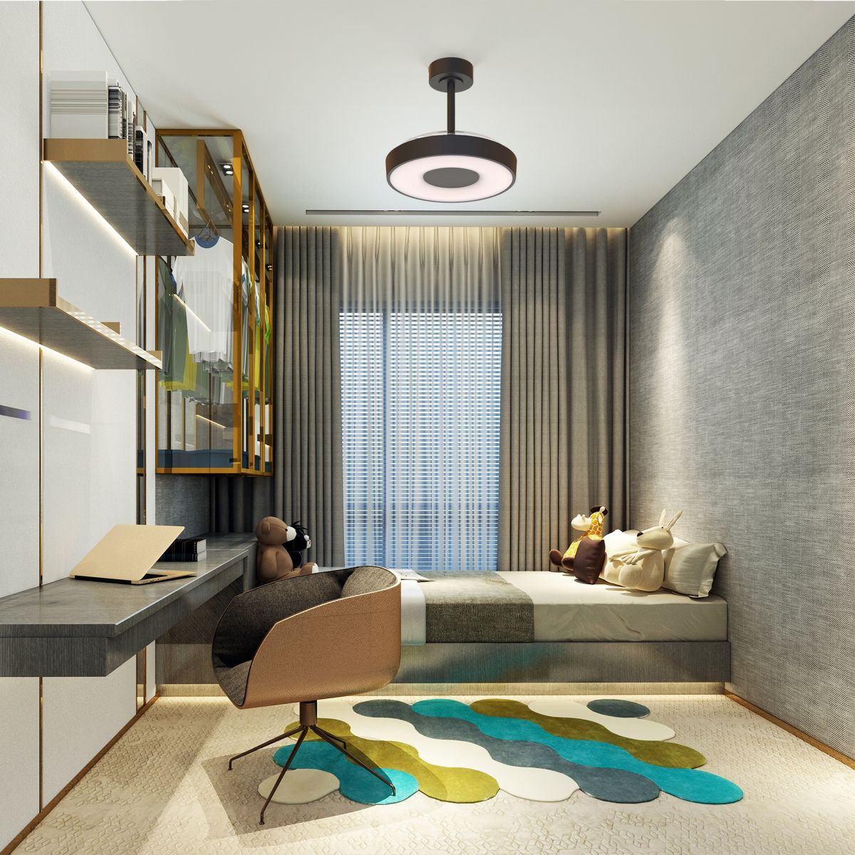 Люстра-вентилятор Mantra Coin Fan 9498 в #REGION_NAME_DECLINE_PP#