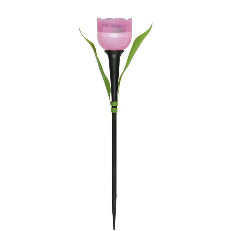 Светильник на солнечных батареях (UL-00004276) Uniel Promo USL-C-451/PT305 Pink Tulip в Санкт-Петербурге