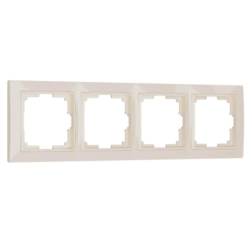 Рамка на 4 поста Werkel Snabb basic слоновая кость W0042003 4690389161438 в Санкт-Петербурге