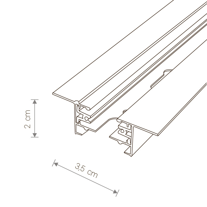 Шинопровод встраиваемый однофазный Nowodvorski Profile Recessed 9015 в Санкт-Петербурге