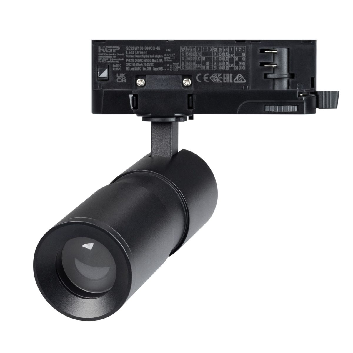 Трековый трехфазный светильник Arlight LGD-ARTEMIS-TRACK-4TR-R55-12W Day4000 (BK, 8-80 deg, 230V, DALI) 057691 в Санкт-Петербурге