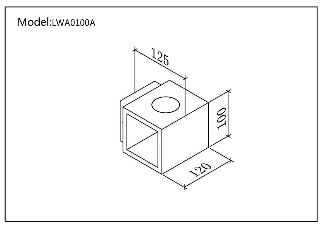 Уличный настенный светильник DesignLed LW-A0100A-BL-WW 002795 в Санкт-Петербурге