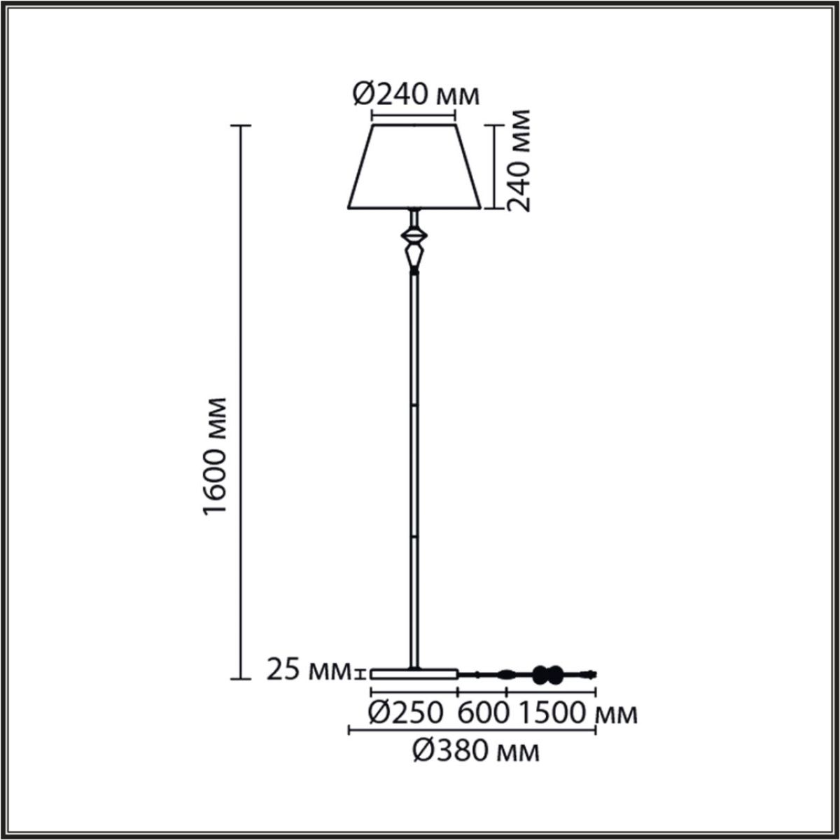 Торшер Lumion Classi Vermont 8275/1F в Санкт-Петербурге