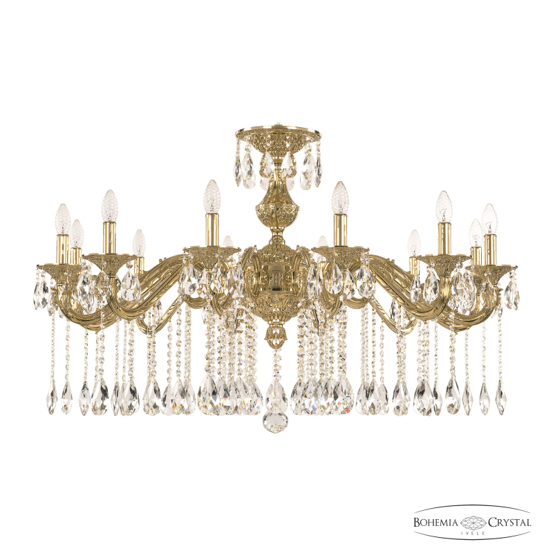 Подвесная люстра Bohemia Ivele Crystal Florence 71202/12/360 A G в Санкт-Петербурге