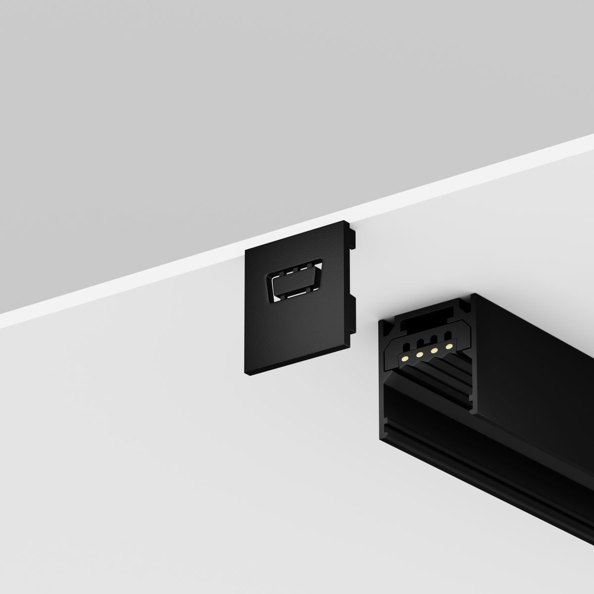 Комплект заглушек для алюминиевого профиля Maytoni Exility IP O-TR002-EC в Санкт-Петербурге