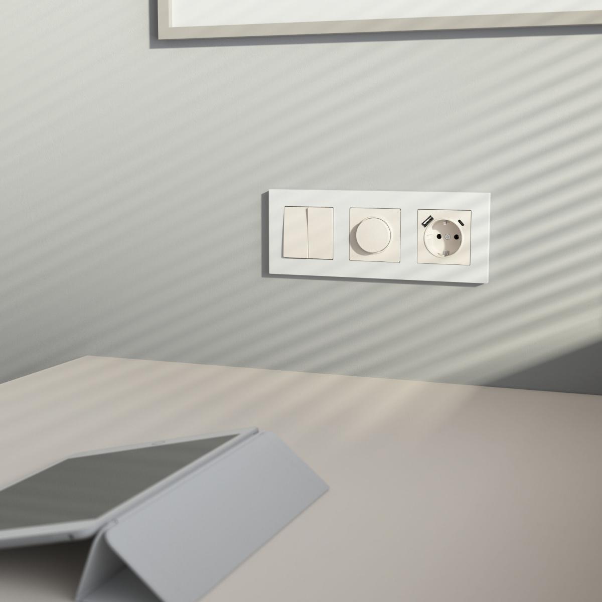 Розетка с/з со шторками и USB тип A+C Werkel W1171762 4690389213274 a069611 в Санкт-Петербурге