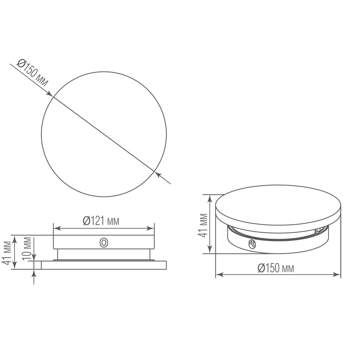 Настенный светильник Donolux Eclipse DL18840W12DG в Санкт-Петербурге