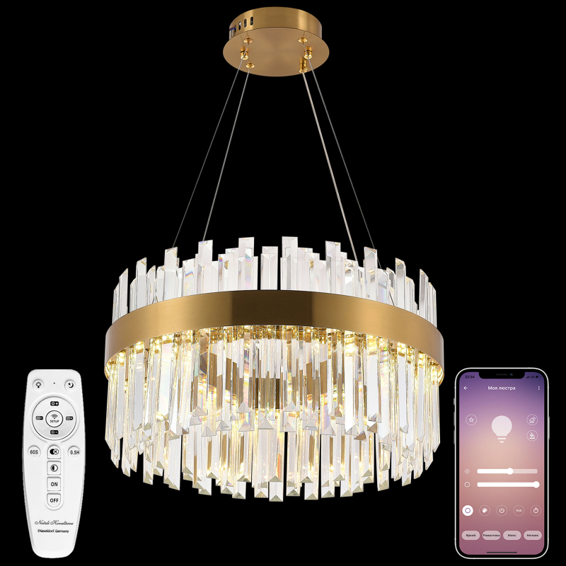 Подвесная люстра Natali Kovaltseva Riveria LED LAMPS 81270 в Санкт-Петербурге