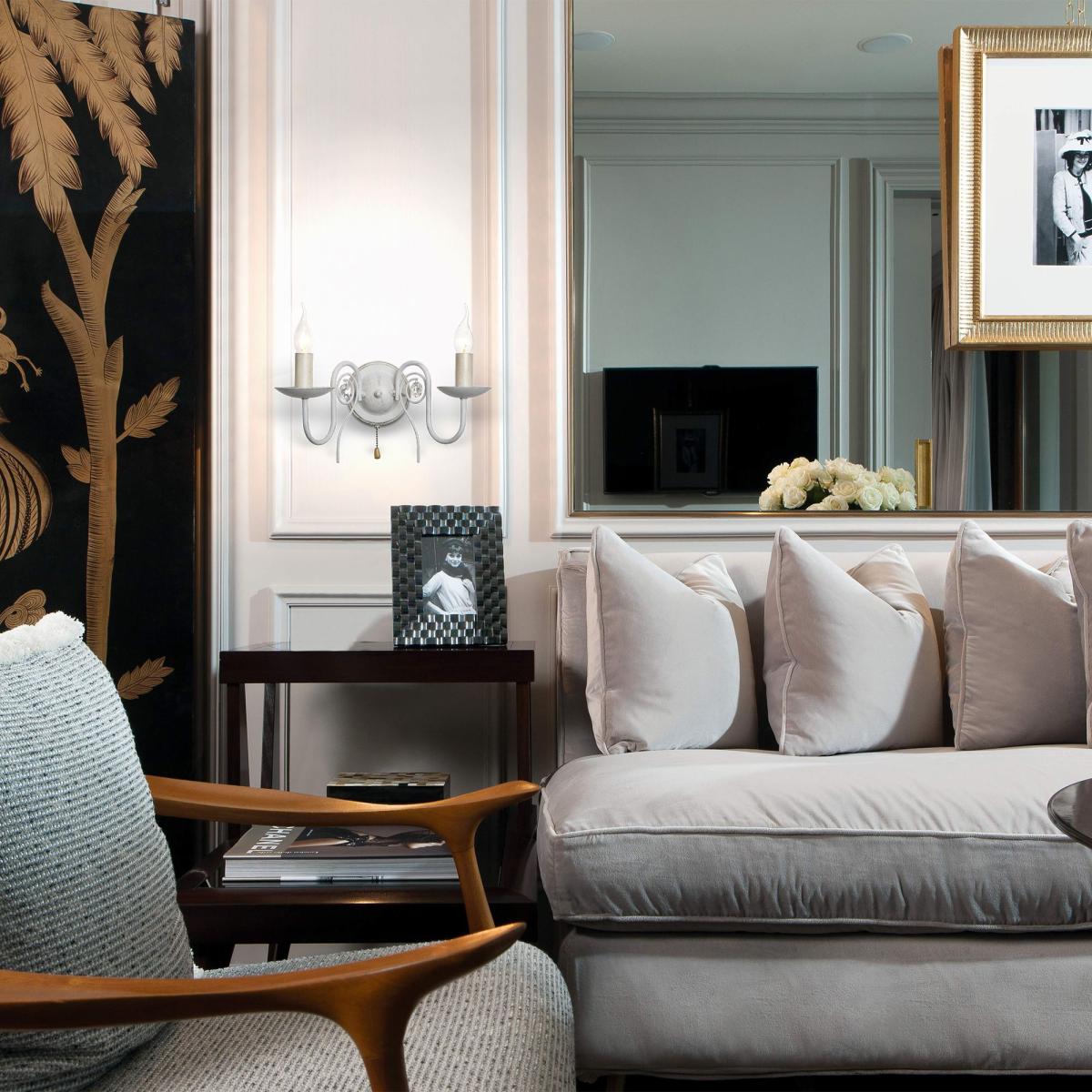 Бра со шнурком Eurosvet 60018/2 белый с золотом в Санкт-Петербурге