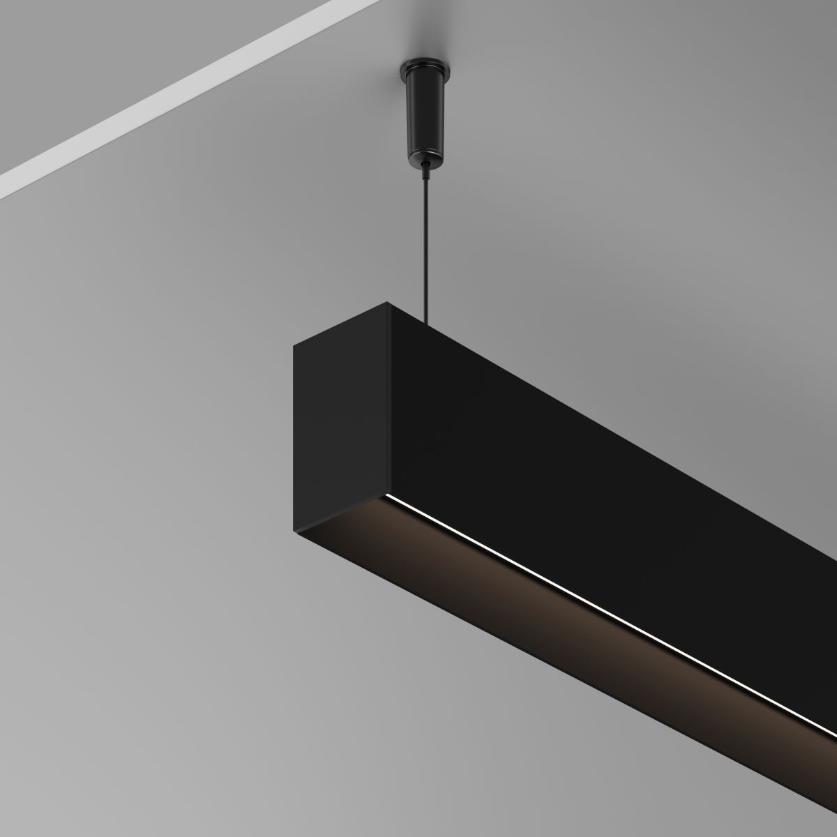 Алюминиевый профиль накладной-подвесной 35x51 Maytoni Led Strip ALM-3551-B-2M 633011 в Санкт-Петербурге