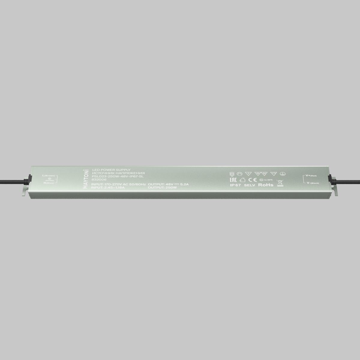 Блок питания Maytoni Led Strip PSL023 48В 250Вт IP 67 832006 в #REGION_NAME_DECLINE_PP#