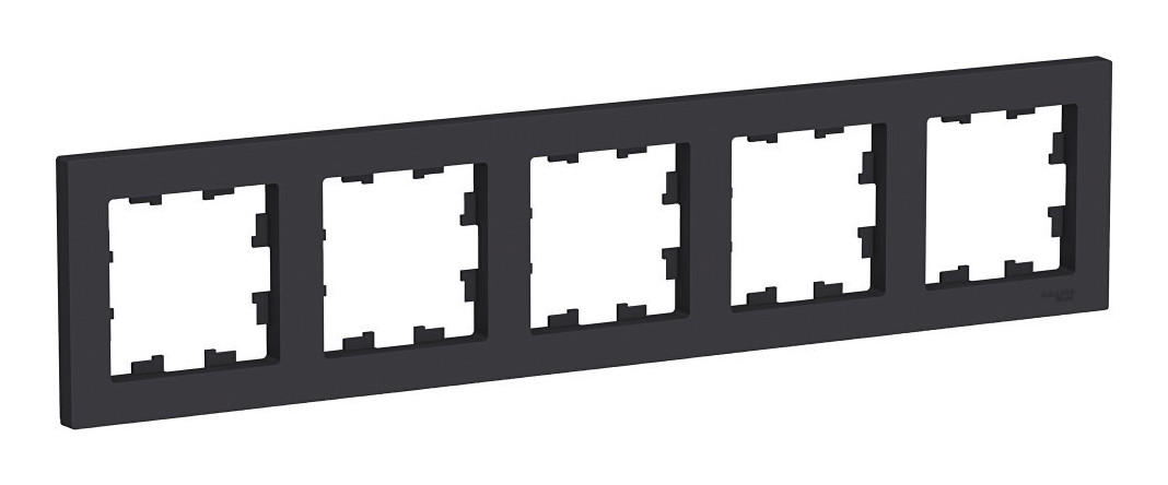 Рамка 5-ая, универсальная Systeme Electric AtlasDesign Карбон ATN001005 в Санкт-Петербурге