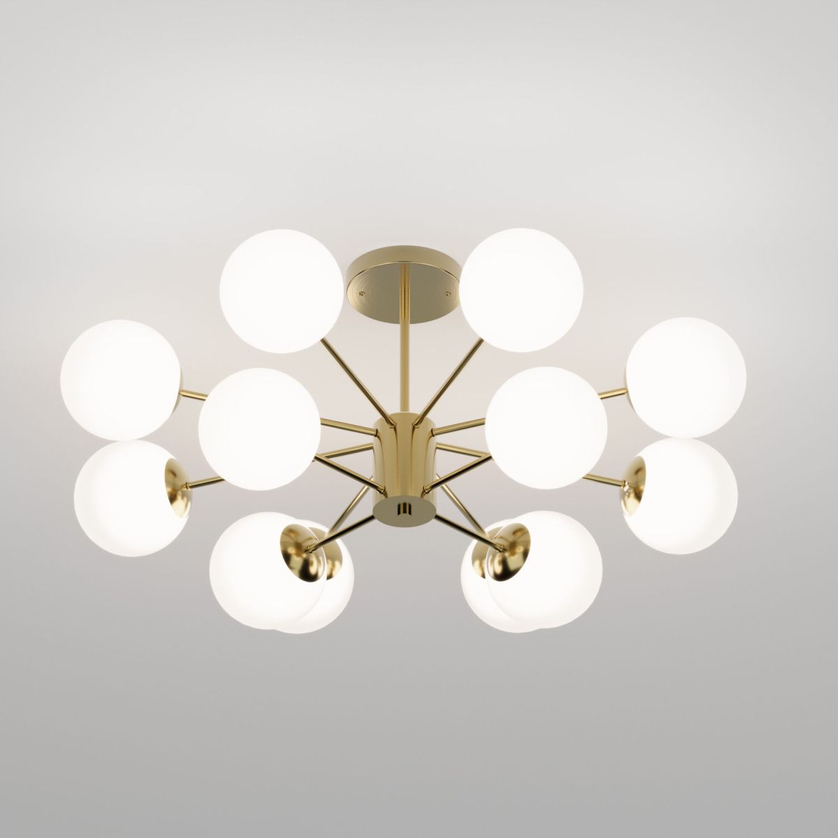 Люстра на штанге Eurosvet Adaline 502002/12 латунь a072105 в #REGION_NAME_DECLINE_PP#