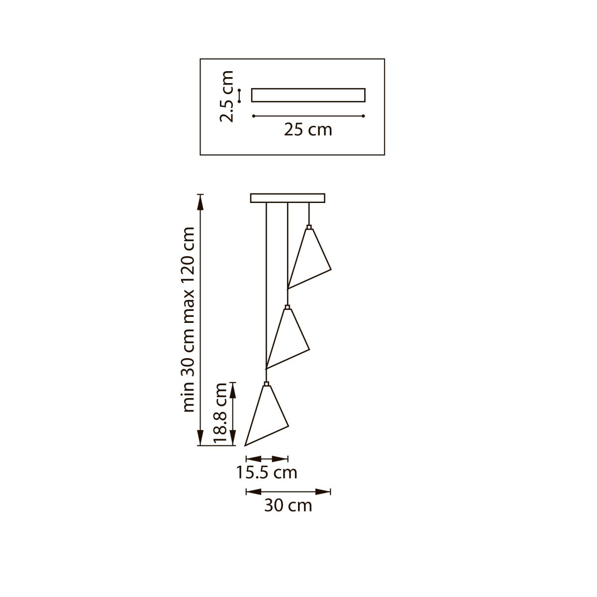 Подвесная люстра Lightstar Cone GW 757036 в Санкт-Петербурге