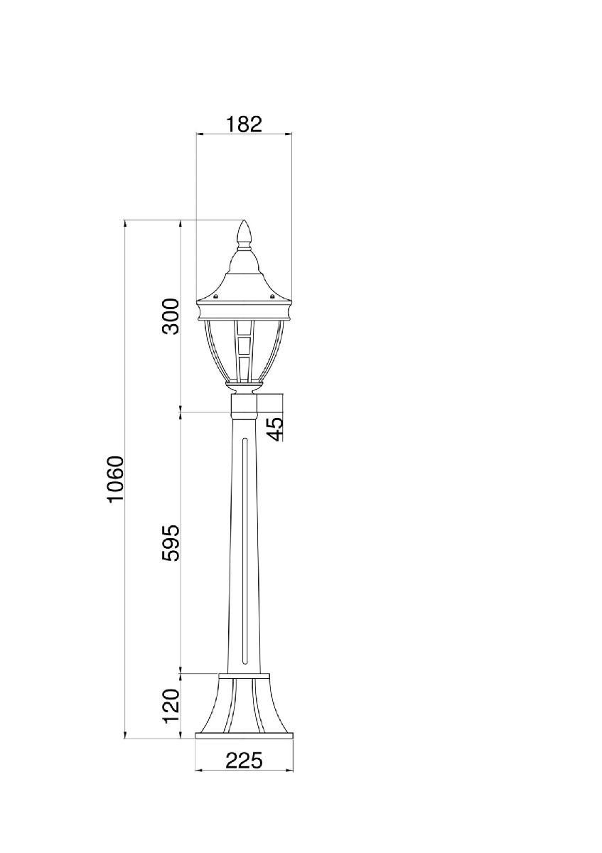 Ландшафтный светильник Maytoni Rivoli O026FL-01B в Санкт-Петербурге