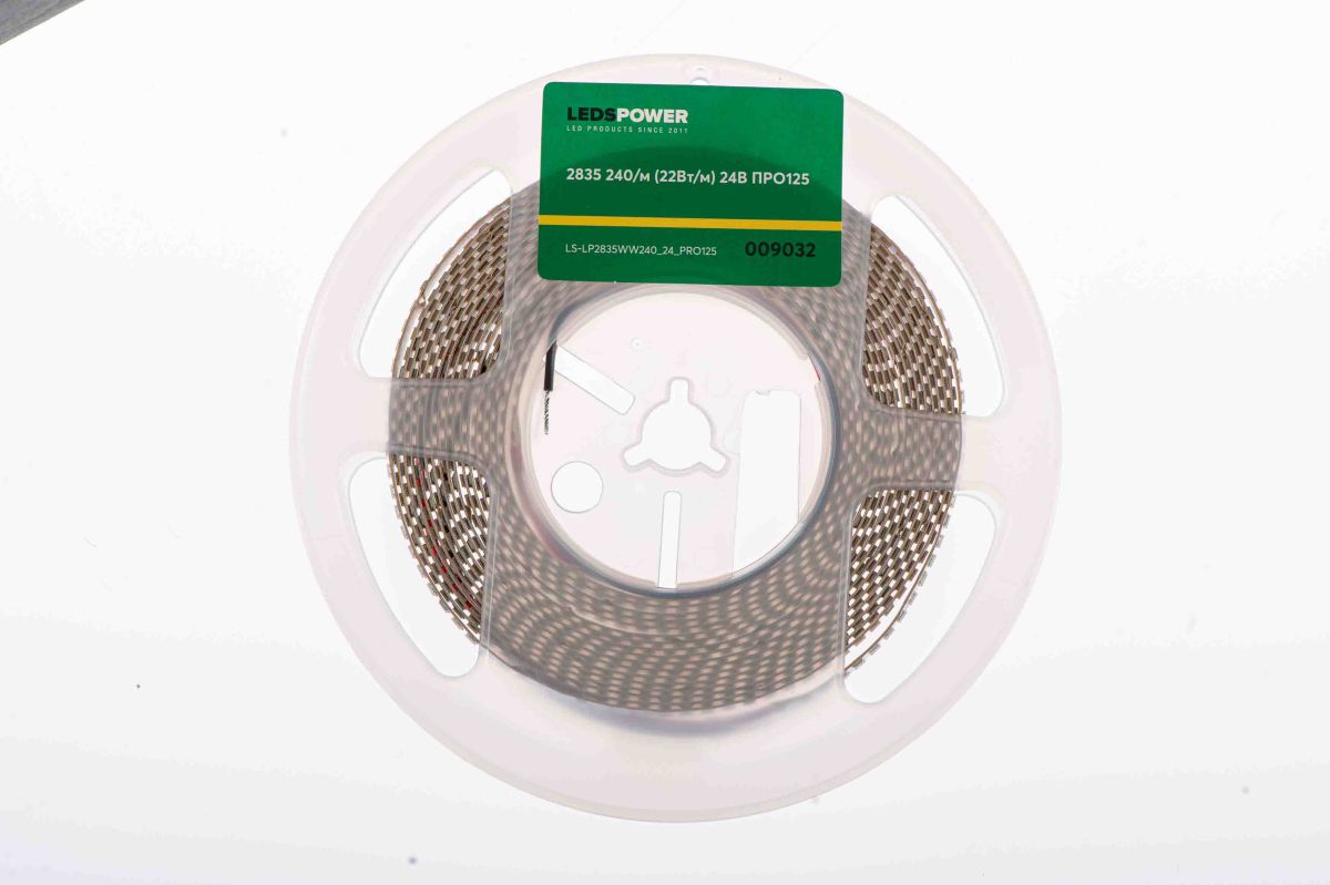 Светодиодная лента LEDS POWER 2835 240/м (22Вт/м) 24В теплая, серия ПРО125 009032 в Санкт-Петербурге