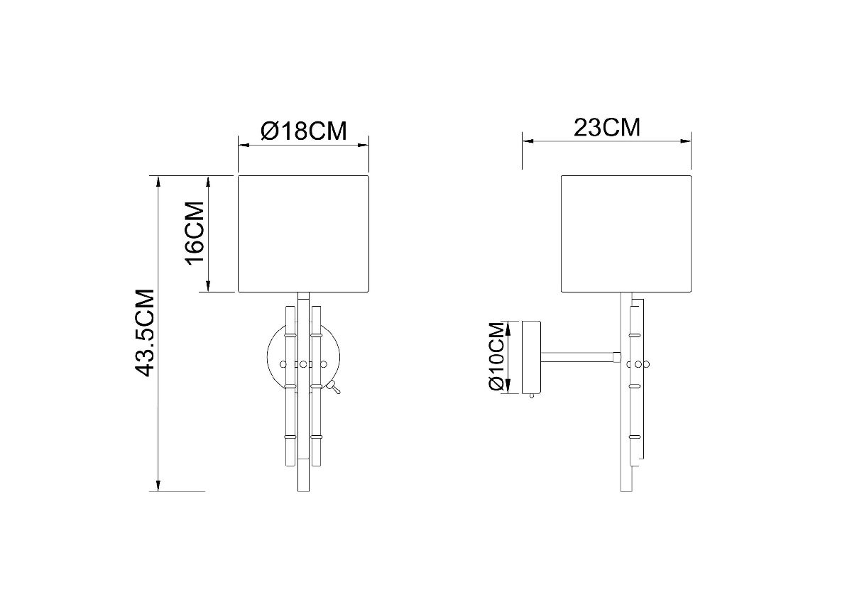 Бра Arte Lamp Taygeta A4097AP-1CC в Санкт-Петербурге