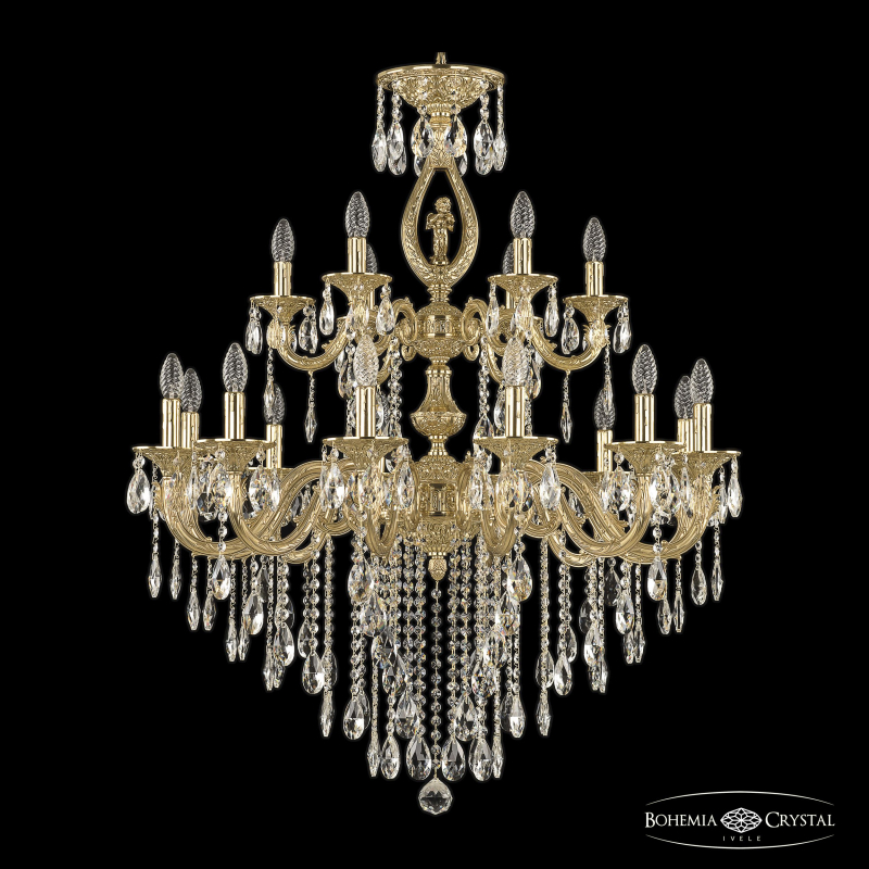 Подвесная люстра Bohemia Ivele Crystal Florence 71401/12+6/300/2D B G FA4M в Санкт-Петербурге