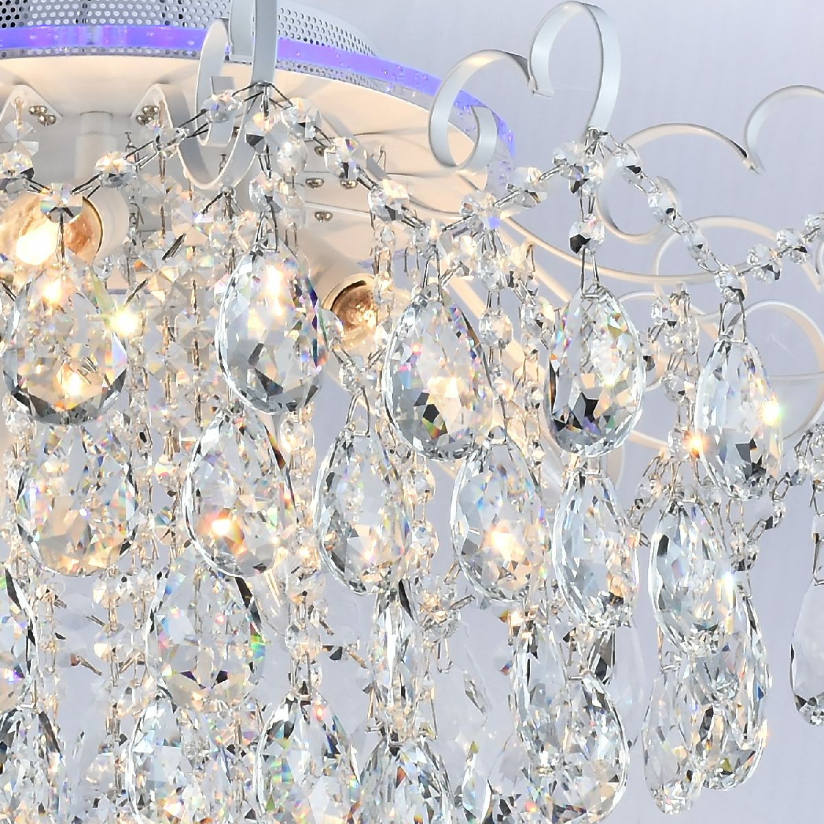Потолочная люстра Reluce 04024-0.3-07 WH+SILVER PN+RGB в Санкт-Петербурге