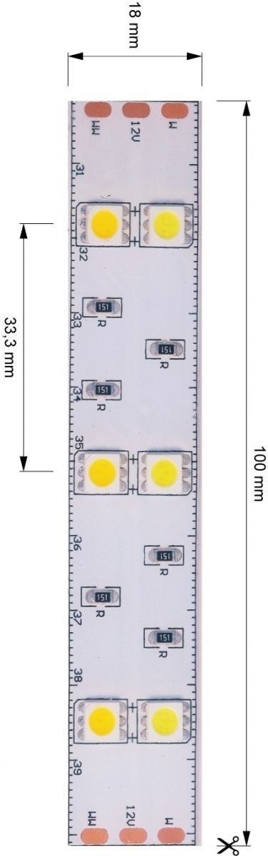 Светодиодная лента Deko-Light 12В 5050 43,2Вт 3000K-7000K 3м IP67 621362 в Санкт-Петербурге