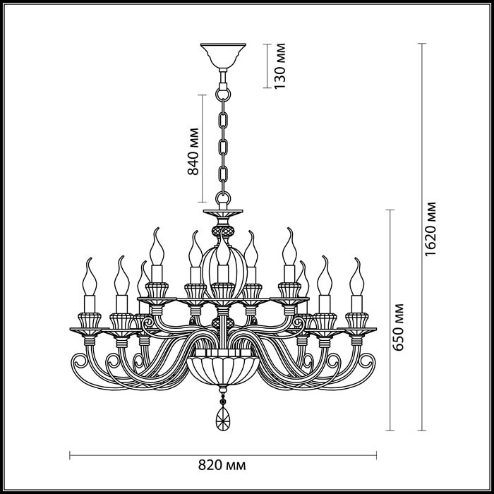 Подвесная люстра Odeon Light Siena 3929/15 в Санкт-Петербурге