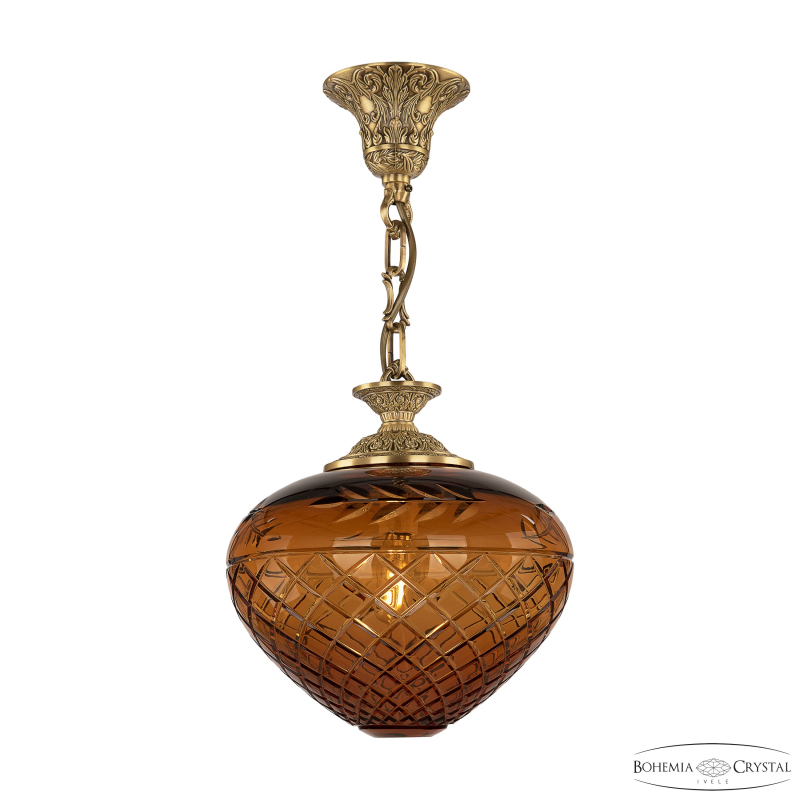 Подвесной светильник Bohemia Ivele Crystal 7003P/23 FP Amber/H-1B в Санкт-Петербурге